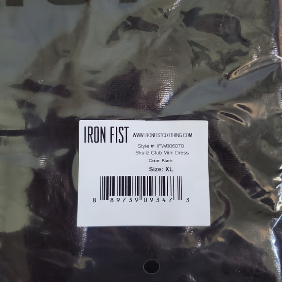 ☠ Iron Fist Skullz Club Mini Dress ☠ - Picture 11 of 16